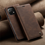 11 Lite 5G NE &uuml;mbris Xiaomi Mi 11 Lite 5G NE 11i &uuml;mbris Funda Xiomi 11 11T 12 Pro nahast rahakoti CASEME klappkaartide pesa jaoks Xiaomi Mi 11 Lite 5G