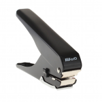 KW-triO raske pesaga metallist &uuml;he auguga perforaator, 1 auguga paberistants, 10 lehe mahutavus ID-kaardi jaoks must