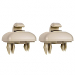 2 tk. peene t&ouml;&ouml;tlusega p&auml;ikesesirmi kronstein, k&otilde;rge t&ouml;&ouml;kindlusega ABS sisemine p&auml;ikesesirmi klambrihoidja 8U0857562A 8E0857562 jaoks A3 A4L A5 A6L A7 Q5 Q3 beež