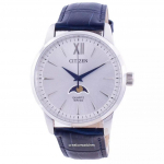 Citizen Moonphase h&otilde;bedane sihverplaadiga kvarts AK5000-03A meeste k&auml;ekell h&otilde;be