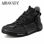 Meeste tossud Naiste vabaajajalatsid Mood paksu p&otilde;hjaga kerged tasapinnalised pehmed hingavad jooksujalatsid Paarid 36 must