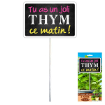 Les Tr&eacute;sors De Lily [R2300] &ndash; metallist aiatahvel  S&otilde;numid  (Sul on t&auml;na hommikul imeline t&uuml;&uuml;mian! ) - 22. 5x12 cm roheline