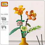 LOZ 1658 igavene lille &uuml;rditaim hibisk liilia karikakra Hortensia mudel isetegemise miniplokid, klotsid, ehitusm&auml;nguasi lastele, karbita