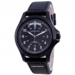 Hamilton Khaki Field Kingi automaatne meeste k&auml;ekell H64465733 must