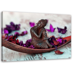 L&otilde;uendiprint Buddha Vintage Purple 60x40 lilla