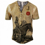 2023. aasta uus vintage stiilis suvine l&uuml;hikeste varrukatega moodne T-s&auml;rk, meeste Slim Fit V-kraega n&ouml;&ouml;biga T-s&auml;rk. 4XL