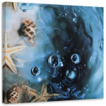 L&otilde;uenditr&uuml;kk Shells Sea Nature Water 30x30 sinine