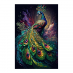 Ilus ja uhke paabulind V&auml;rvilised loomad L&otilde;uend Tr&uuml;kitud seinamaal HD plakatid Kunstiideed Moodne elutuba Kodukontor Pildid Kaunistus Cuadros 50x70cm No Frame