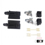 ESR531+ESR532 8-osaline katuseluugi liuguri juhtsiinide komplekt vasak- ja parempoolne BMW 3. seeria E36 jaoks 1992-1999