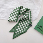 Naiste lilledega tr&uuml;kitud imiteeritud siidist k&auml;epidemega kott kaunistus juuksepael Multi Funciton kaelar&auml;t k&otilde;hn pikk v&auml;ike sall