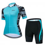 Kamuflaaž 2025 Jalgrattas&auml;rk L&uuml;hikeste Varrukatega Komplekt Naised Suvine Hingav Jalgrattavorm MTB Jalgrattariided Maillot Ropa XXXXL