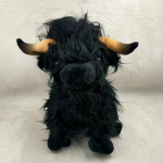 Kaisuline Highland Cow pl&uuml;&uuml;sis m&auml;nguasi &ndash; 28cm/11'' pehme t&auml;idisega nukk &ndash; ideaalne j&otilde;ulukink lastele ja f&auml;nnidele! 28cm/11''