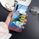 Mountain Scenery &uuml;mbris Samsung Galaxy A71 A72 A70 A73 A53 A13 5g A03 A22 A21s A03 Core A42 A52 luksusliku klaaskatte Coque jaoks For Samsung A41