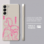 Cartoon Jujutsu Kaisen telefoni&uuml;mbris Samsung Galaxy S10e S9 Plus S10 S23 Ultra S22 S8 S20 Fe S21 5g kandiline vedel kate Samsung S20 5G