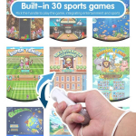 Y2 Fit 4K m&auml;ngukonsool Stick Retro somatosensoorne konsool Sisseehitatud NES Games 2.4G juhtmevaba videom&auml;ngukonsool allalaaditav 400 & 30 games valge