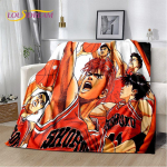 Slam Dunk Anime multifilmi pehme pl&uuml;&uuml;sist tekk, flanelltekk elutuppa magamistoa voodi diivani piknikukate Bettdecke 75x90cm