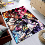 Demon Slayer Vaip Jaapan koomiks koomiks Ruudukujuline Suur vaip Magamistuba Uksematt Kontor arvutitooli ala Padi Elutoa vaip 120 cm x 160 cm