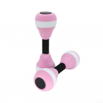 28*9*9cm Hantlid 60g/tk Aid Fitness Foam Funktsionaalne roosa