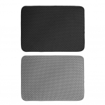 Kassiliivapadi topelt EVA veekindel uriinil&otilde;ksuvastane pad, allapanu filtripadi Kulumiskindel kriimustuskindel kassiliiva kontrollpadi 56*43cm（1pcs） must