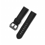 22 24mm 26mm kellarihm asendus Pehme rihm Panerai jaoks PAM Fat Sea meeste kummist rihm kella tarvikud silikoonist randmerihm 24mm must