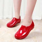 MAITA Kevadised ja s&uuml;gisesed vihmasaapad Naiste madalasuulised Mood T&ouml;&ouml; Veekingad Veekindlad Libisemiskindlad L&uuml;hikese toruga Madala otsaga kummist saapad Vihmasaapad 40 punane