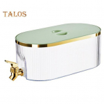 5,3-liitrine k&uuml;lmkapp, suure mahutavusega k&uuml;lmkannu, kraaniga kuumus- ja k&uuml;lmakindel lekkekindel toidukvaliteediga kergesti puhastatav mahlakann koju valge