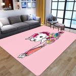 3D Roosa &Uuml;kssarviku vaip T&uuml;drukute Tuba Multifilmi Lastetuba Elutoa ala Vaibad Magamistuba Vaiba k&otilde;rval R&otilde;du Vaip Beebi esiku matt P&otilde;randamatt 120x160cm