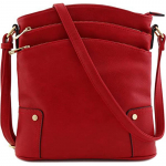 Retro naiste kott Euroopa ja Ameerika trendi &otilde;lakott vabaaja ja lihtne Crossbody kott one size punane