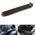LHD Car Styling Carbon Fiber texture Steering Wheel Dashboard Display Panel Cover Frame Trim For BMW 5 Series F10 2011 -