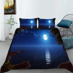 Kodune voodipesukomplekt Maastik Maalimine Teema Tekikate Padjap&uuml;&uuml;r Voodilina/kaheinimesevoodi t&auml;issuuruses voodipesu Kodukaunistus AU Single 140x210cm