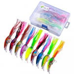 9TK HENGKJIA Jig Head Squid Hard Fishing Landid Kalmaari seelikud Octopus Trolling Baits 14CM-40g Swimbait Fishing Accessories