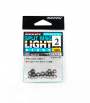 Peibutusr&otilde;ngad R-1 Split Rings Light Class Black, Suurus 2 (1221)