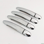 FUNDUOO jaoks Renault LAGUNA 2009-2014 s&uuml;sinikkiust kroom uksek&auml;epideme katte trimmi kleebis stiil auto h&otilde;be