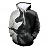 Uusim j&otilde;ulude 3D tr&uuml;kitud kapuuts J&otilde;ulu Lumemees Looma Prinditud Unisex vabaaja pullover XL