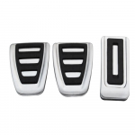 V&auml;rviline My Life roostevabast terasest autopedaalide komplekt Volkswagen VW Multivan T5 T6 Caravelle T6 gaasipiduripedaali kaitseks AT