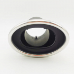 Auto roostevabast terasest tagumise v&auml;ljalasketoru summuti tagaosa toru Toyota C-HR CHR 2017 kuni 2022 autotarvikute jaoks G