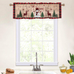 1 tk puu akna j&otilde;ulukardin Lumememm V&auml;ike k&ouml;&ouml;k Magamistuba L&auml;bipaistev l&uuml;hike kodukaunistus 137x45cm