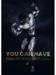 Motiveeriv kulturismi plakat ja prinditud l&otilde;uendimaal Arnold Schwarzeneggeri fitness-seinakunst j&otilde;usaali jaoks magamistoa sisekujundus 50x70cm No Frame