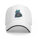 CyberPunk Pitbull #4 Pesapallim&uuml;tsi suvem&uuml;tsid Cosplay Horse Hat M&uuml;tsid Unisex naistele