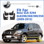 Poritiib Benz X204 GLK 200 260 300 350 2009-2015 eesmised tagumised porilauad porilauad autotarvikud pritsmekaitse porilaua pori must
