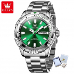 Uued parimad meeste k&auml;ekellad Green Water Ghost Quartz, helendav meeste k&auml;ekell roheline