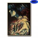 Klassikaline anime Death Note Vintage plakatid Sisemaalingud Seinakaunistused Moodne kodukaunistus Aksessuaarid Plakatid Seinamaal Kunstitr&uuml;kk 30x21cm