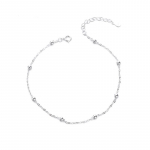 Suvemood 925 Sterling H&otilde;bekett Jalakettid Naistele Rannapeo helmed Pahkluu ehted T&uuml;drukutele Parimad kingitused