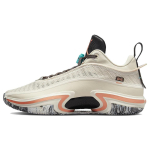 Air Jordan 36 Low PF Ground Up Unisex tossud, kreemikas hele-oranž-pruun karmiinpunane-&otilde;ndsus DH0832-160 40.5 beige