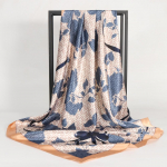 Kvaliteetsed luksuslikud siidist sallid peapael Sallid kaelasall naistele kett siidist sall naiste dekoratiivne sall 90*90cm