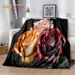 Dream Love Rose Nordic Flowers Daisy tekk, pehme tekk koju Magamistoa voodi Diivan Pikniku Reisikontori kattetekk Lapsele 125x150cm 50x60inch
