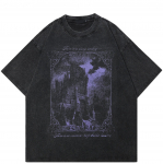 Streetwear Maagiline Lossi Graafikaga Unisex T-s&auml;rk S must