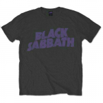 Black Sabbath Wavy Logo Must Classic Rock Metal Band Ozzy Unisex T-s&auml;rk S