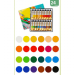 Akr&uuml;&uuml;lv&auml;rvid 18.12.24 v&auml;rvid Professionaalne pintslikomplekt 12 ml torud Kunstnik Joonistus Maalimine Pigment K&auml;sitsi maalitud seinav&auml;rv DIY 24 colors