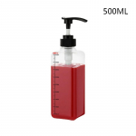 500Ml/1000Ml vedelikudosaator katlakivi kohvisiirupi tilgapudeliga h&uuml;draulilise pumba otsiku peaga k&ouml;&ouml;k meepurgi mahutiga small